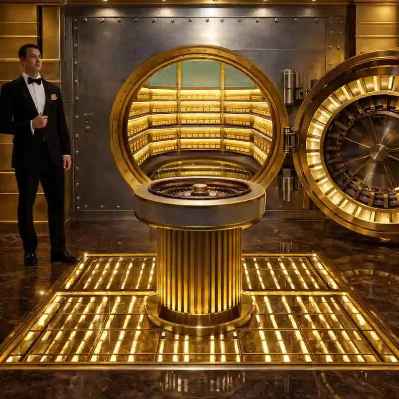 Gold Vault Roulette casino game at ph889